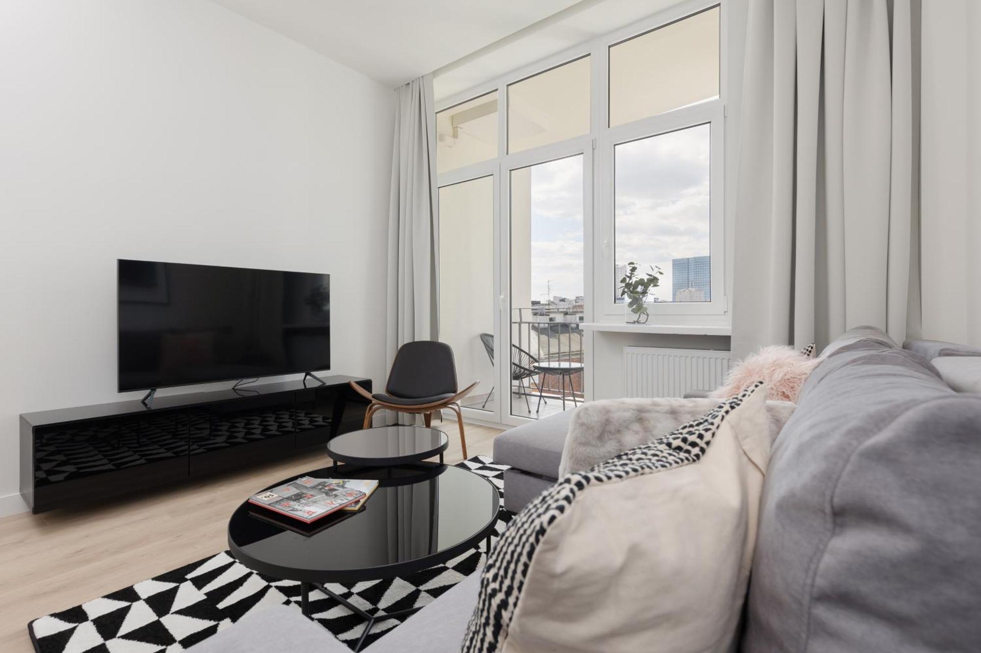City Panorama Spacious Apartment By Renters Prestige วอร์ซอ ภายนอก รูปภาพ